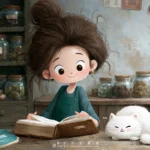 tchitcha. An enchanting cozy illustration of a young woman wi 6eda5896 8c92 4eca abd5 87afec898f7b 3 pour sophrologue Paris
