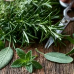 tchitcha. fresh garden herbs being cut with scissors scattere 0f50648d dcd2 4234 8bf5 647c938a002a 0 pour sophrologue paris